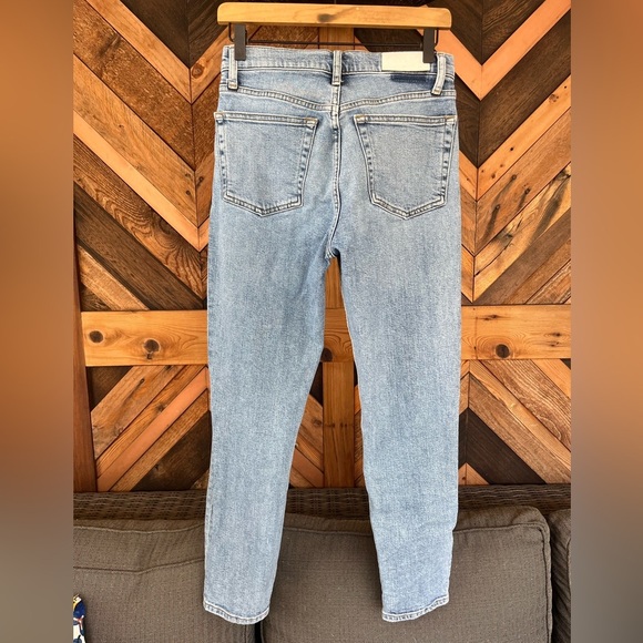 Re/Done Jeans 90s High Rise Ankle Crop Size 27 - Picture 5 of 9